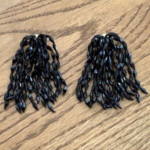 J.Crew | Waterfall Earrings | Black | 2.5” Length